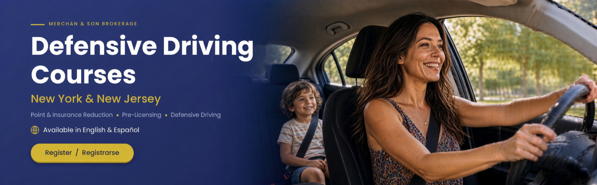 Online Driving Courses New York & New Jersey – Register / Registrarse